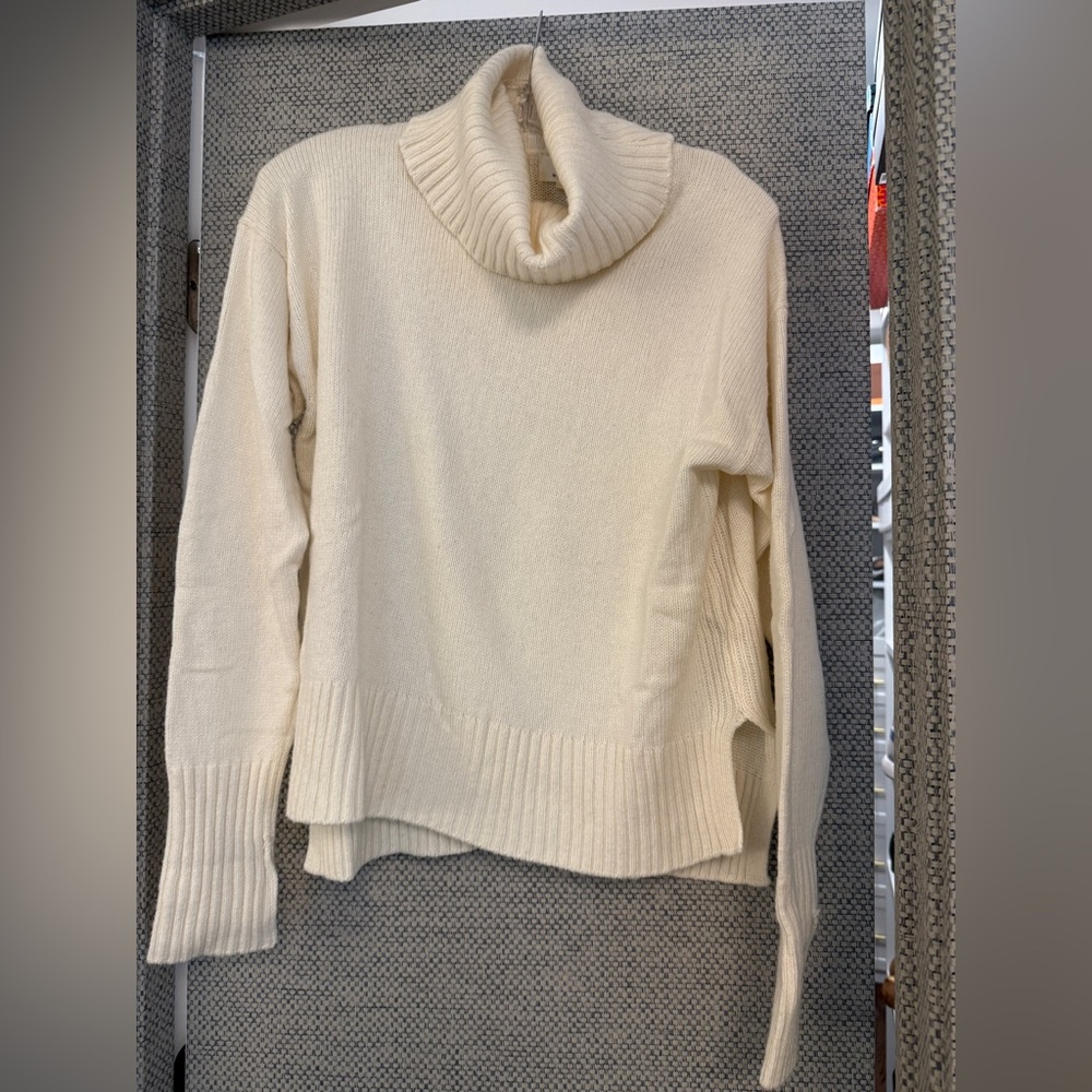 Anthropologie Cream Sweater